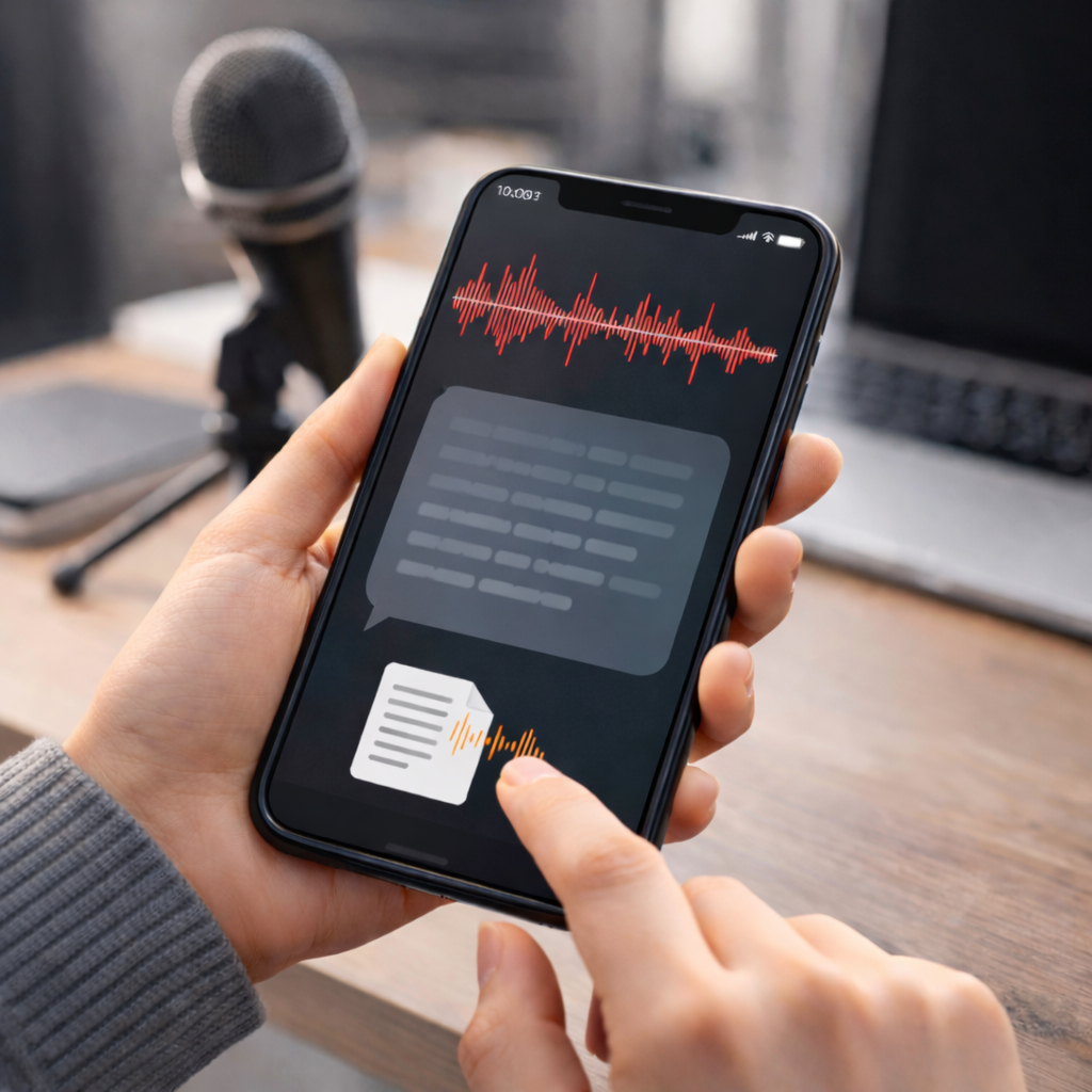 녹음 텍스트 변환 앱